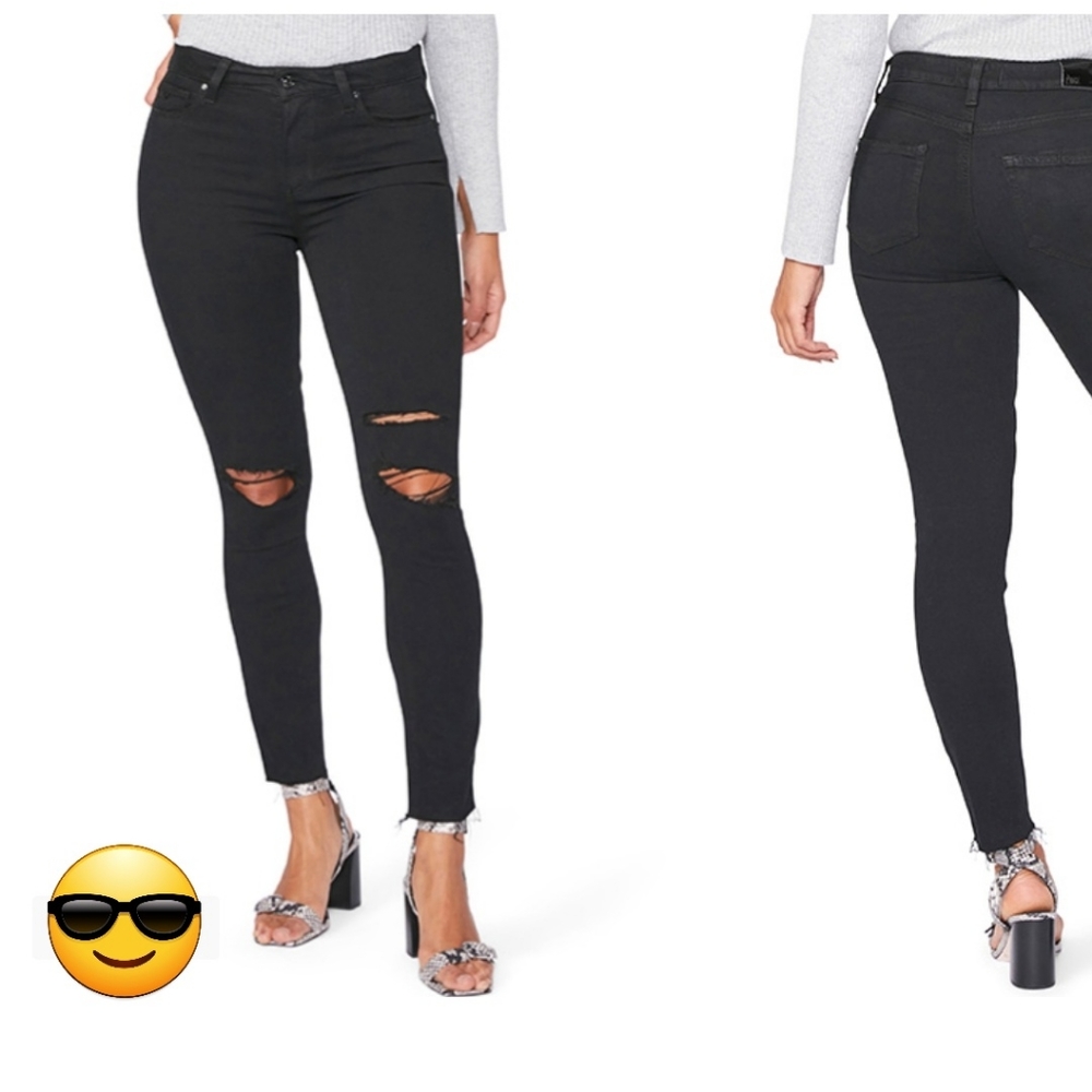 PAIGE Hoxton skinny distressed jeans